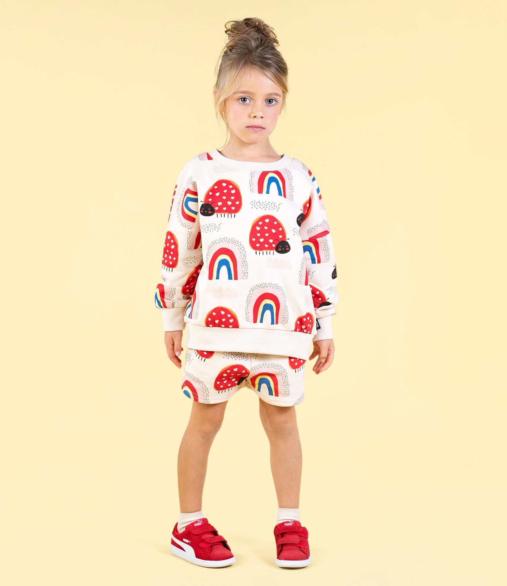 Rock Your Kid Love Bug Rainbow Shorts - Shorts - New