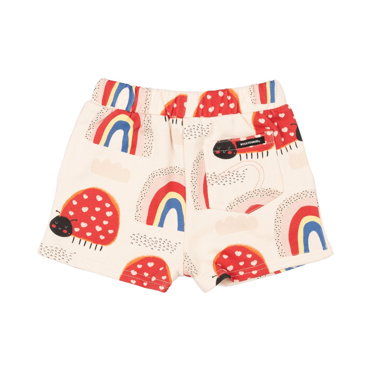 Rock Your Kid Love Bug Rainbow Shorts - Shorts - New