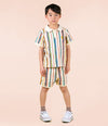 Rock Your Kid Stripe Polo Shorts - Shorts - New
