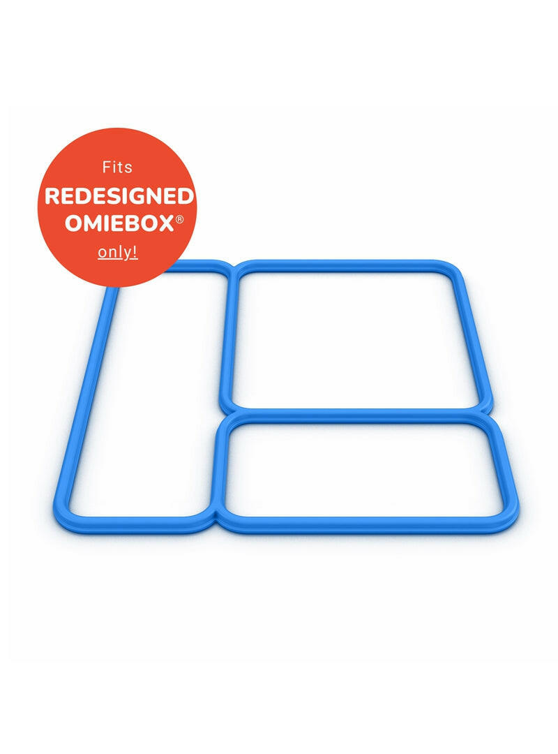 Omiebox V2 Lid Seals - Blue Sky - Lunchbox Accessory - 