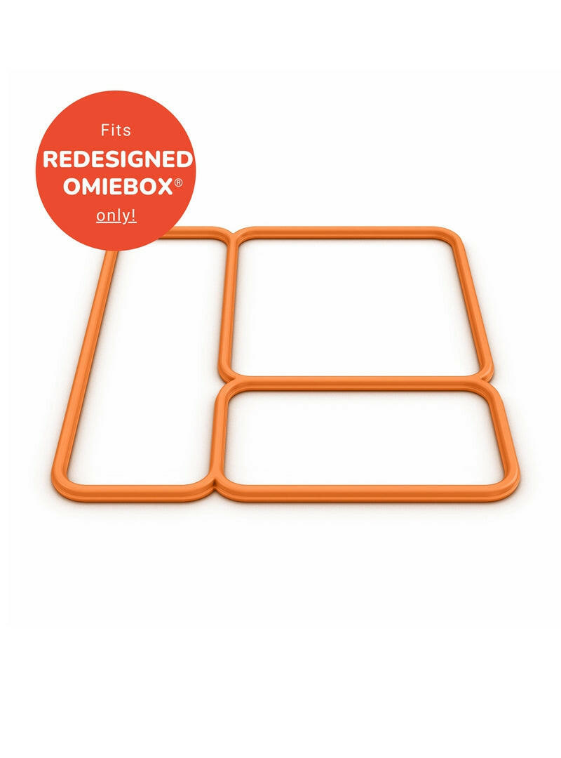 Omiebox V2 Lid Seals - Sunshine - Lunchbox Accessory - 