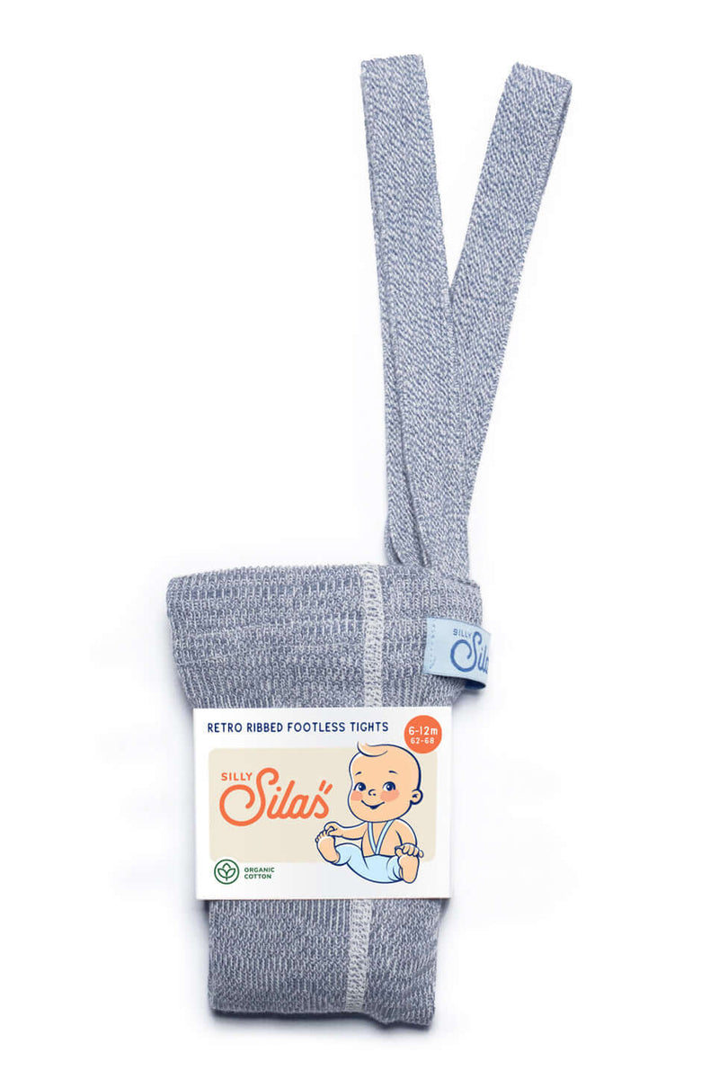 Silly Silas Footless Marshmallow Sky -HYPHEN KIDS