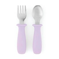 Skip Hop Besties Squad Fork & Spoon Set - Purple – Utensils NZ | Hyphen Kids