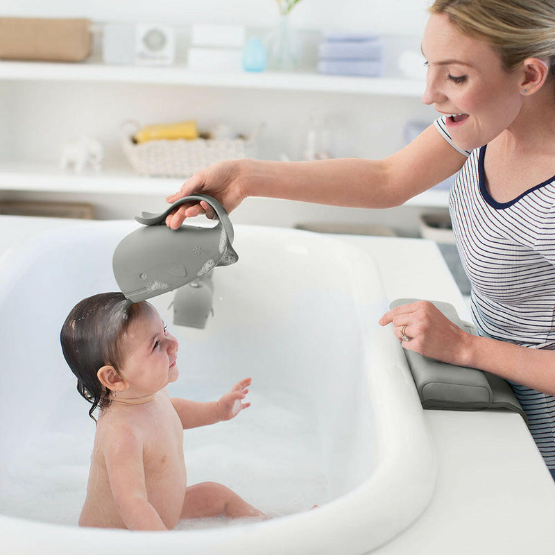 Skip Hop Moby Waterfall Bath Rinser - Grey - HYPHEN KIDS