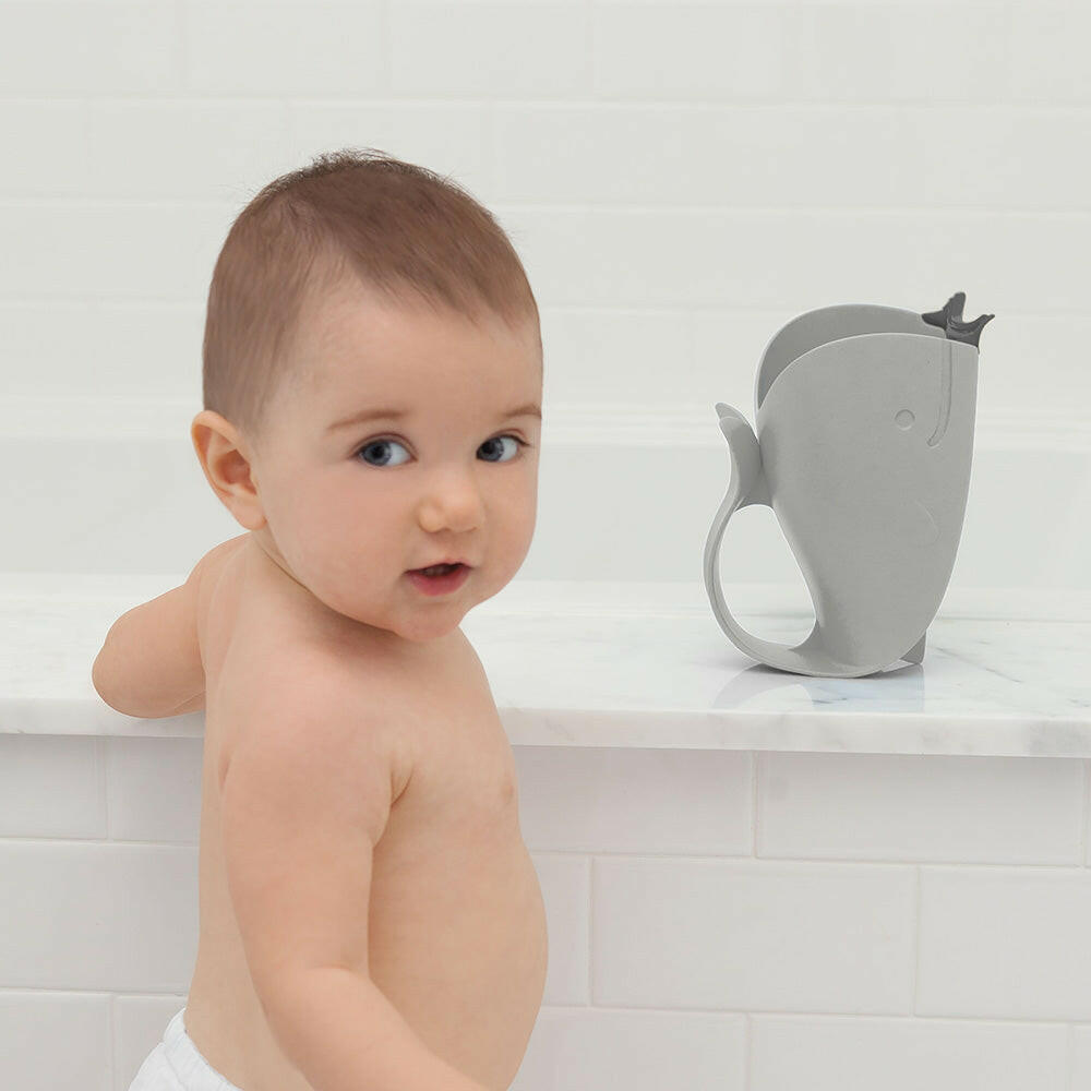 Skip Hop Moby Waterfall Bath Rinser Grey HYPHEN KIDS