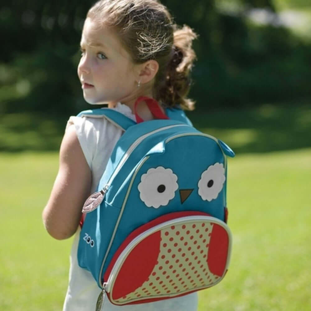 Skip Hop Zoo Little Kid Backpack - Owl - Backpack - not - on - sale