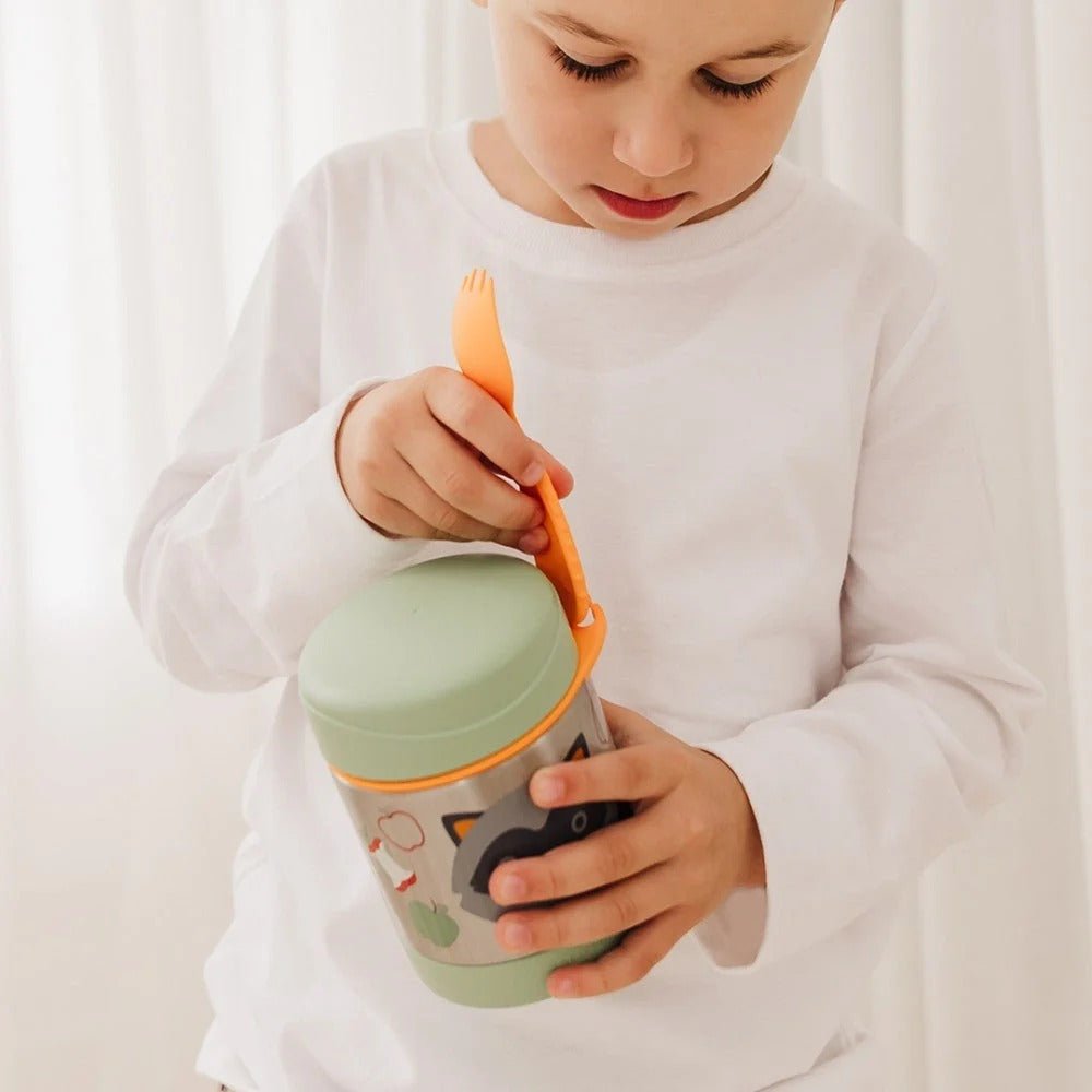 Skip Hop Zoo Insulated Food Jar - Racoon – Food Jar NZ | Hyphen Kids