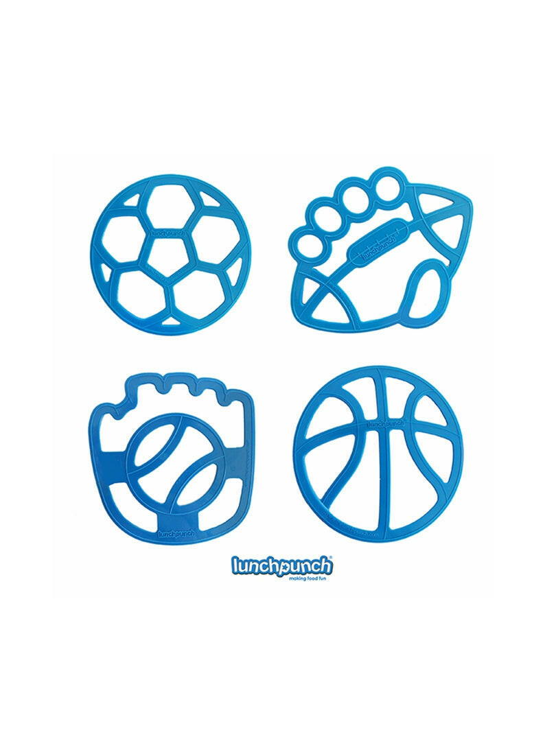 Lunch Punch Sandwich Cutters - Sporty - Sandwich Cutters & Stamps - sale