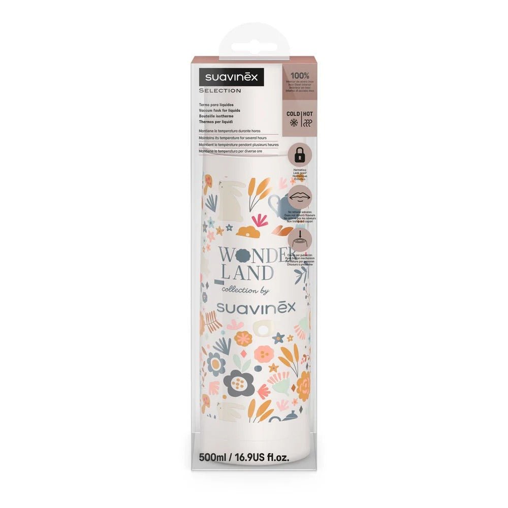 Suavinex Wonderland Thermos 500ml - Liberty – Thermos Bottle NZ | Hyphen Kids