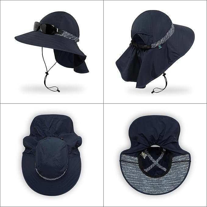 Sunday Afternoons Adult Shade Goddess Hat - Dark Violet - Hats - 