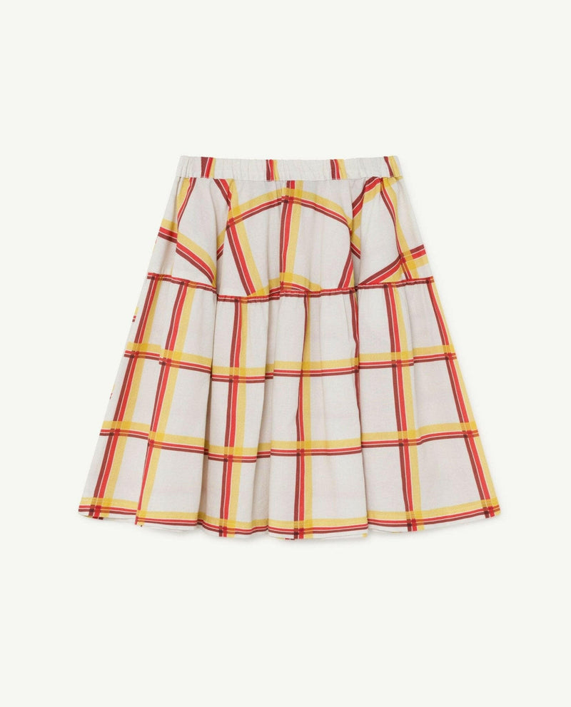 The Animals Observatory Checkered Turkey Skirt - HYPHEN KIDS