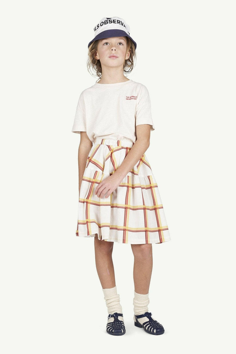The Animals Observatory Checkered Turkey Skirt - HYPHEN KIDS