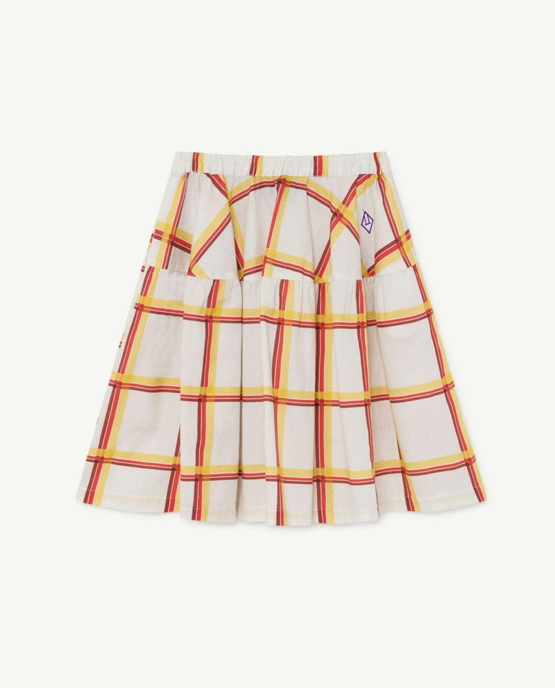 The Animals Observatory Checkered Turkey Skirt - HYPHEN KIDS