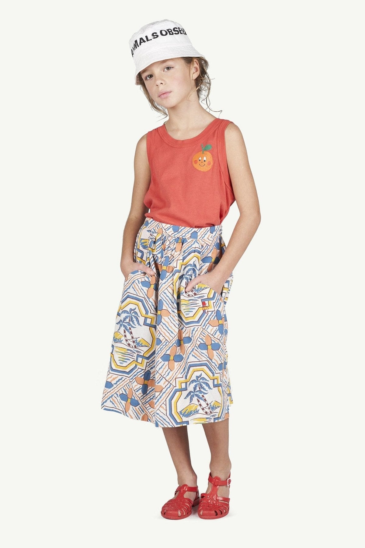 The Animals Observatory Palm Sow Skirt -HYPHEN KIDS