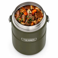 Shop Thermos Big Boss 1.39L Food Jar - Army Green NZ | Premium Thermos Lunchbox for School Kids