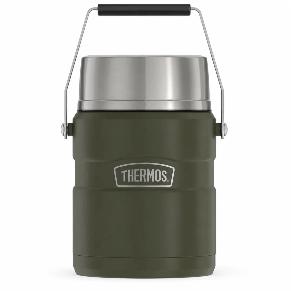 Shop Thermos Big Boss 1.39L Food Jar - Army Green NZ | Premium Thermos Lunchbox for School Kids