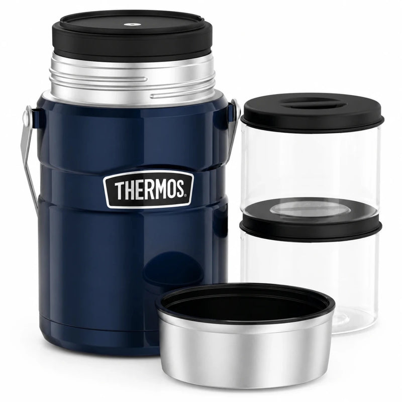 Thermos Big Boss 1.39L Food Jar - Midnight Thermos Lunchbox for kids