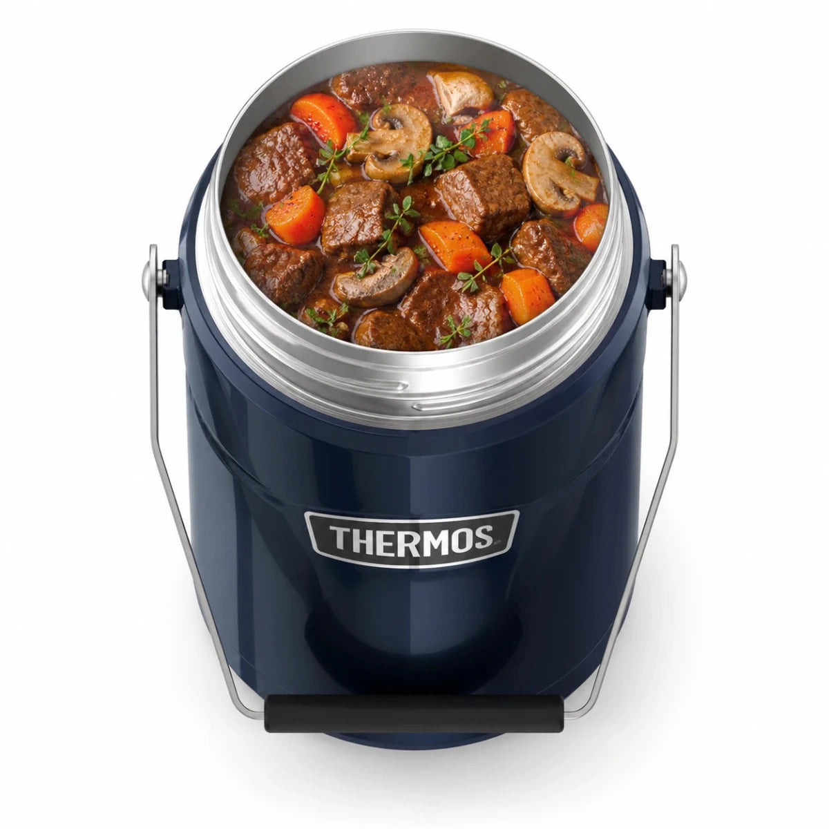 Shop Thermos Big Boss 1.39L Food Jar - Midnight NZ | Premium Thermos Lunchbox for School Kids