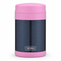 Shop Thermos FUNtainer 470mL Food Jar – Denim Blue/Pink NZ | Premium Thermos Lunchbox for School Kids