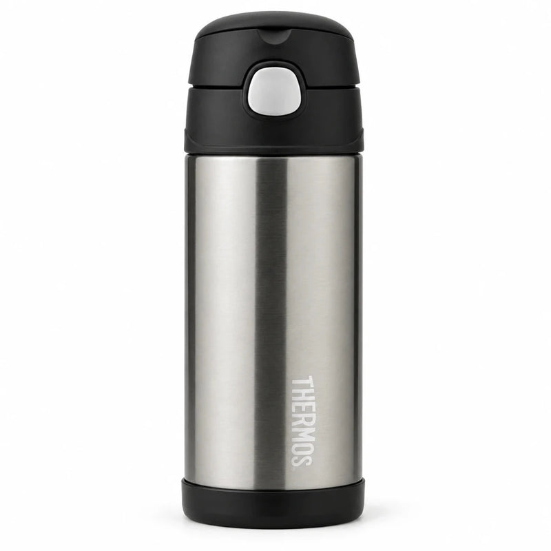 Thermos Funtainer 470ml Insulated Vacuum Bottle - Charcoal Thermos Bottle for kids