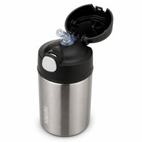 Shop Thermos Funtainer 470ml Insulated Vacuum Bottle - Charcoal NZ | Premium Thermos Bottle for School Kids