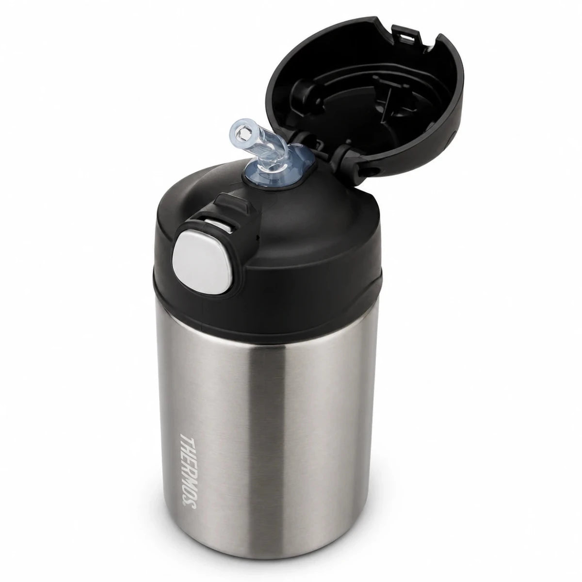 Shop Thermos Funtainer 470ml Insulated Vacuum Bottle - Charcoal NZ | Premium Thermos Bottle for School Kids