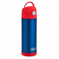 Shop Thermos FUNtainer Stainless Steel Drink Bottle - Navy/Red NZ | Premium Thermos Bottle for School Kids