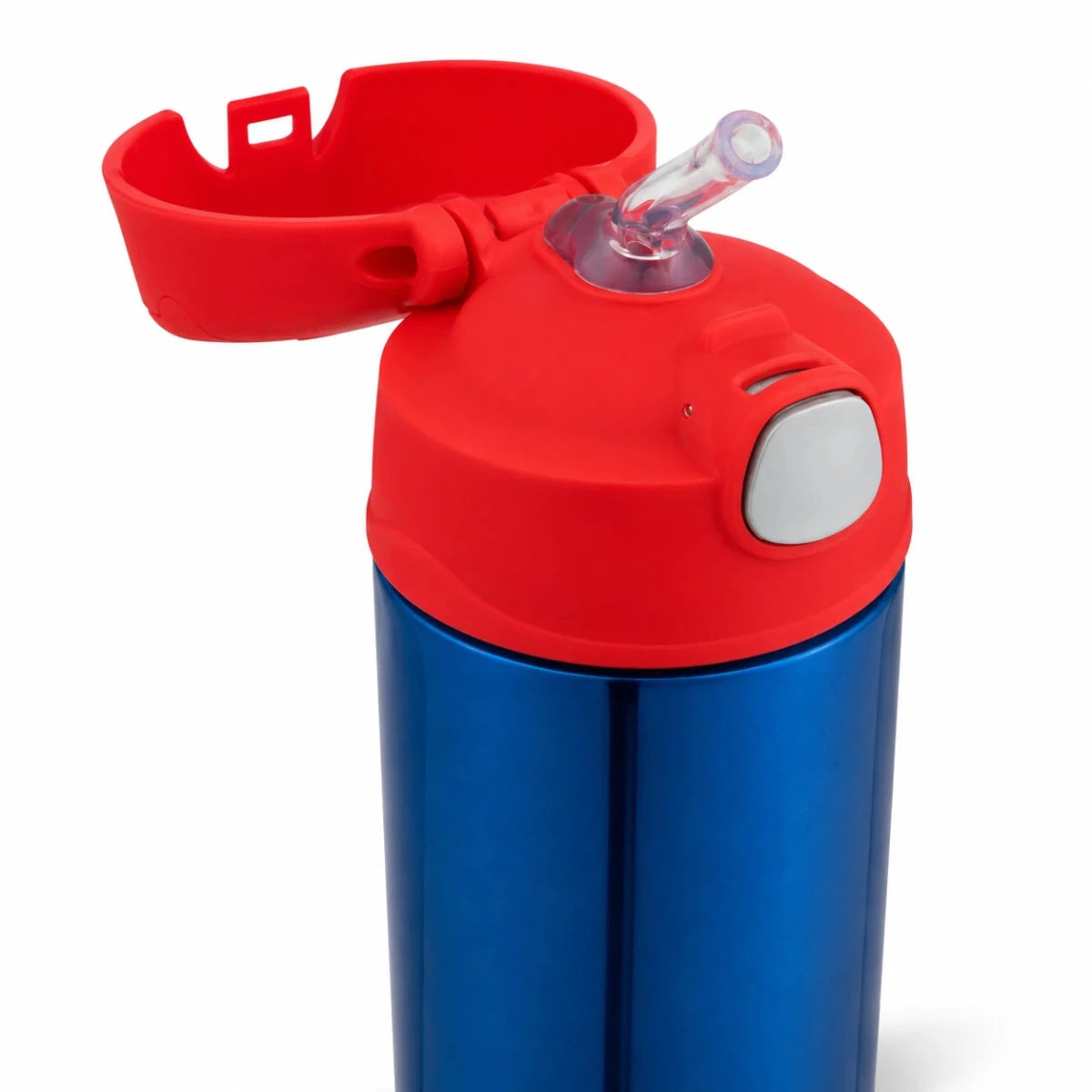 Shop Thermos FUNtainer Stainless Steel Drink Bottle - Navy/Red NZ | Premium Thermos Bottle for School Kids