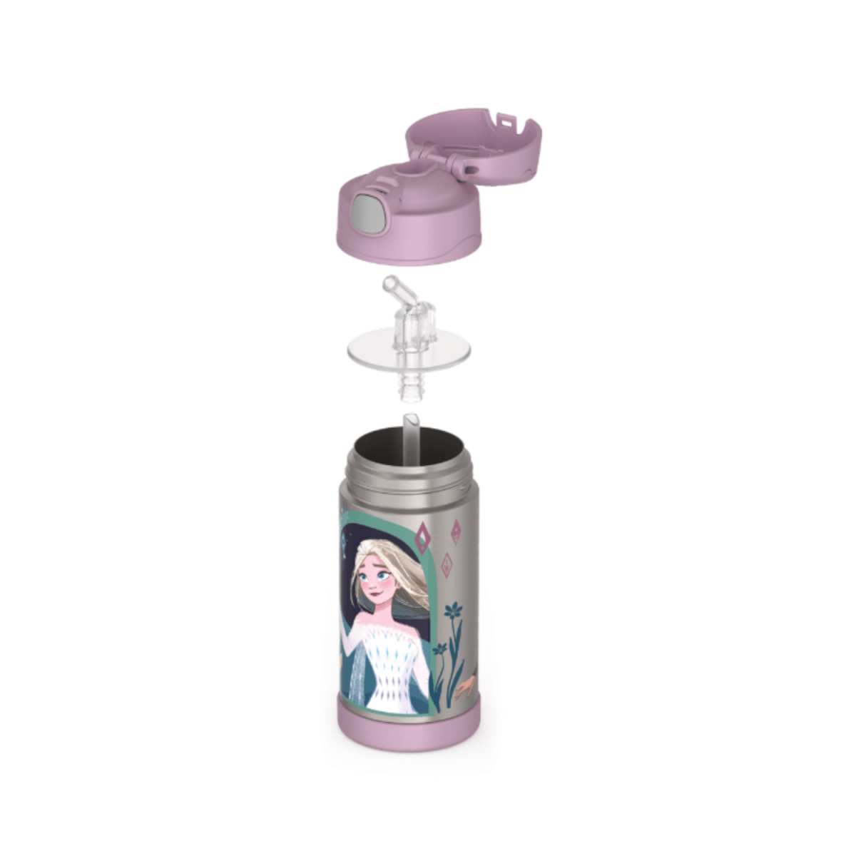 Thermos Kids Drink Bottle - Frozen - Pink – Thermos Bottle NZ | Hyphen Kids