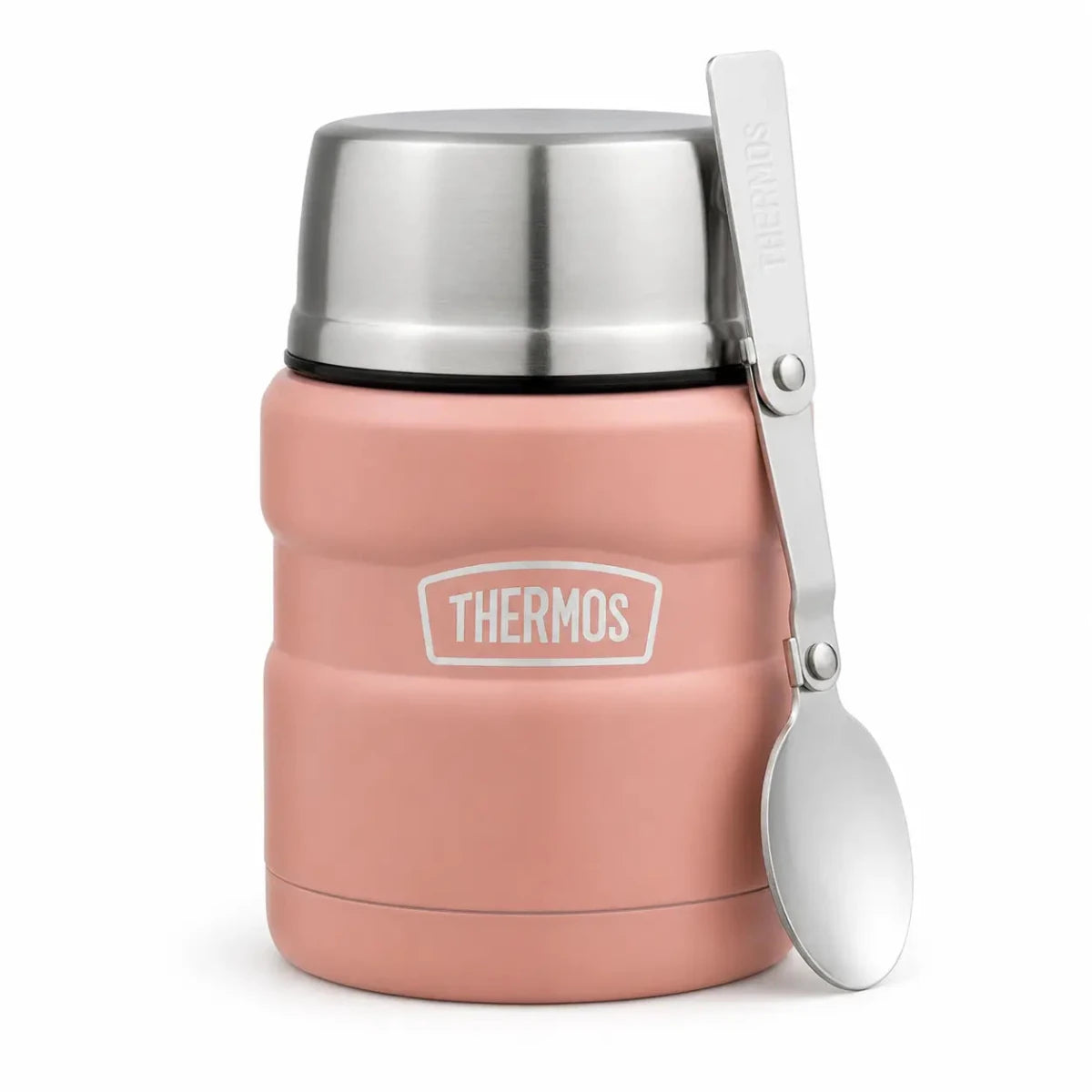 Shop Thermos Stainless King 470ml Food Jar - Rose Pink NZ | Premium Thermos Lunchbox for School Kids