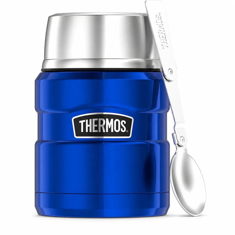 Thermos Stainless King 470ml Food Jar - Royal Blue Thermos Lunchbox for kids