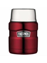 Thermos Food Jar | Vacuum Insulated 470ml Food Jar - Red - Thermos Lunchbox - feeding