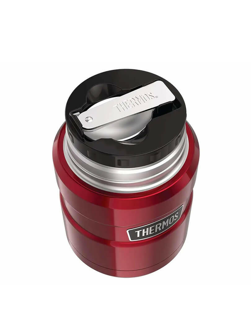 Thermos Food Jar | Vacuum Insulated 470ml Food Jar - Red - HYPHEN KIDS
