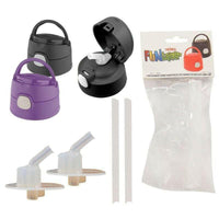 Thermos Funtainer Carry Loop Replacement Straws And Mouthpieces Value Pack - Bottles - Insulated Drink Bottles