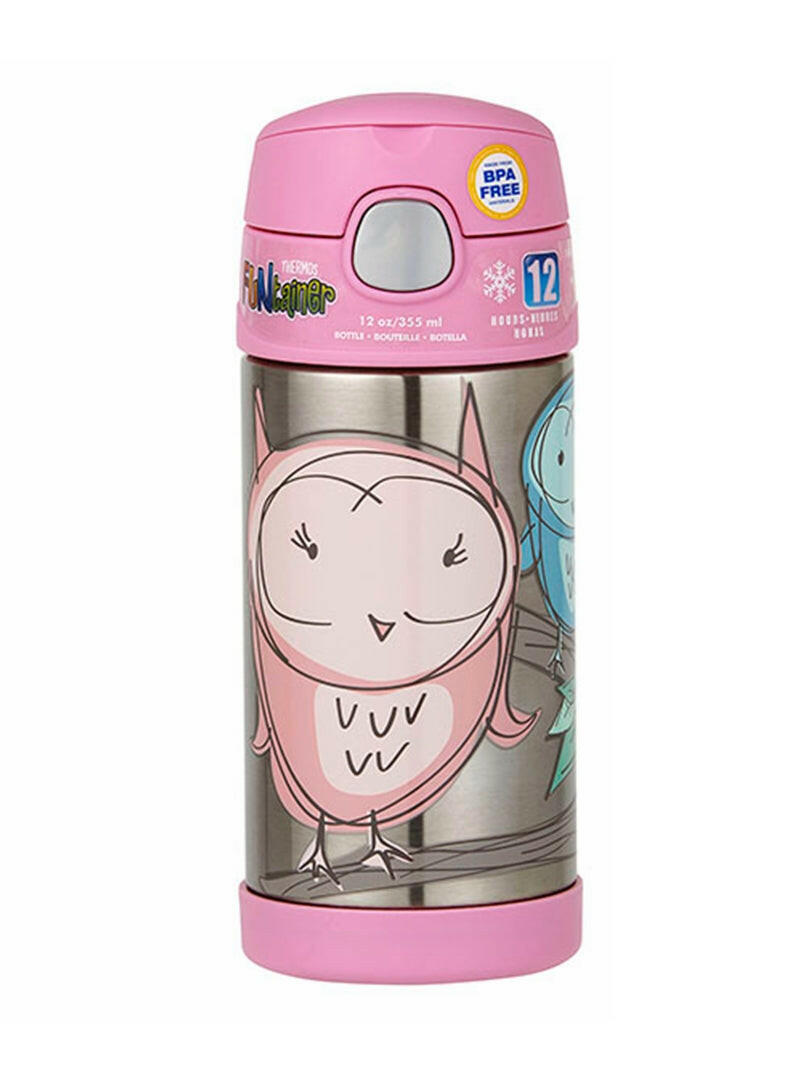 Thermos Funtaiuner 355ML Bottle Owl - Thermos Bottle - Insulated