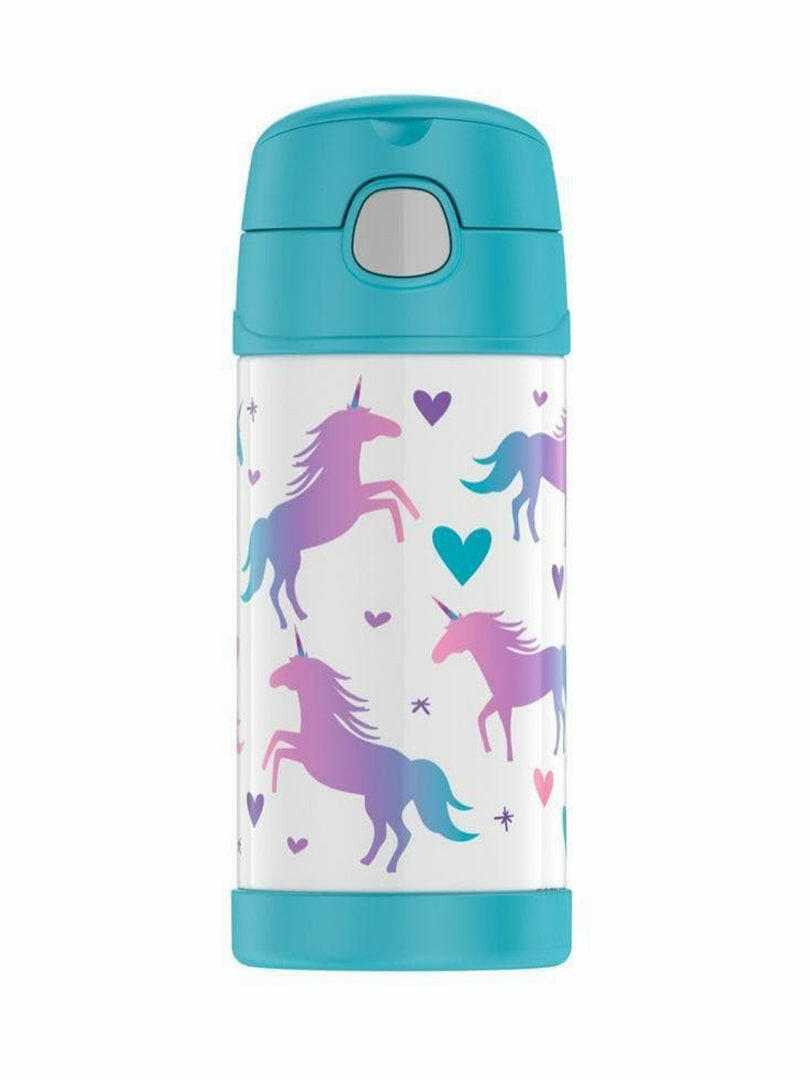 Thermos Funtaiuner 355ML Bottle, Unicorn - Thermos Bottle - Insulated