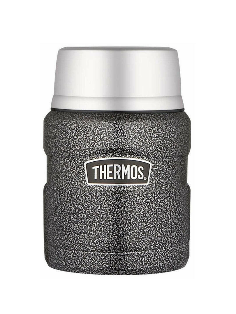 THERMOS VACUUM INSULATED 470ML/16OZ FOOD JAR - Hammertone - HYPHEN KIDS