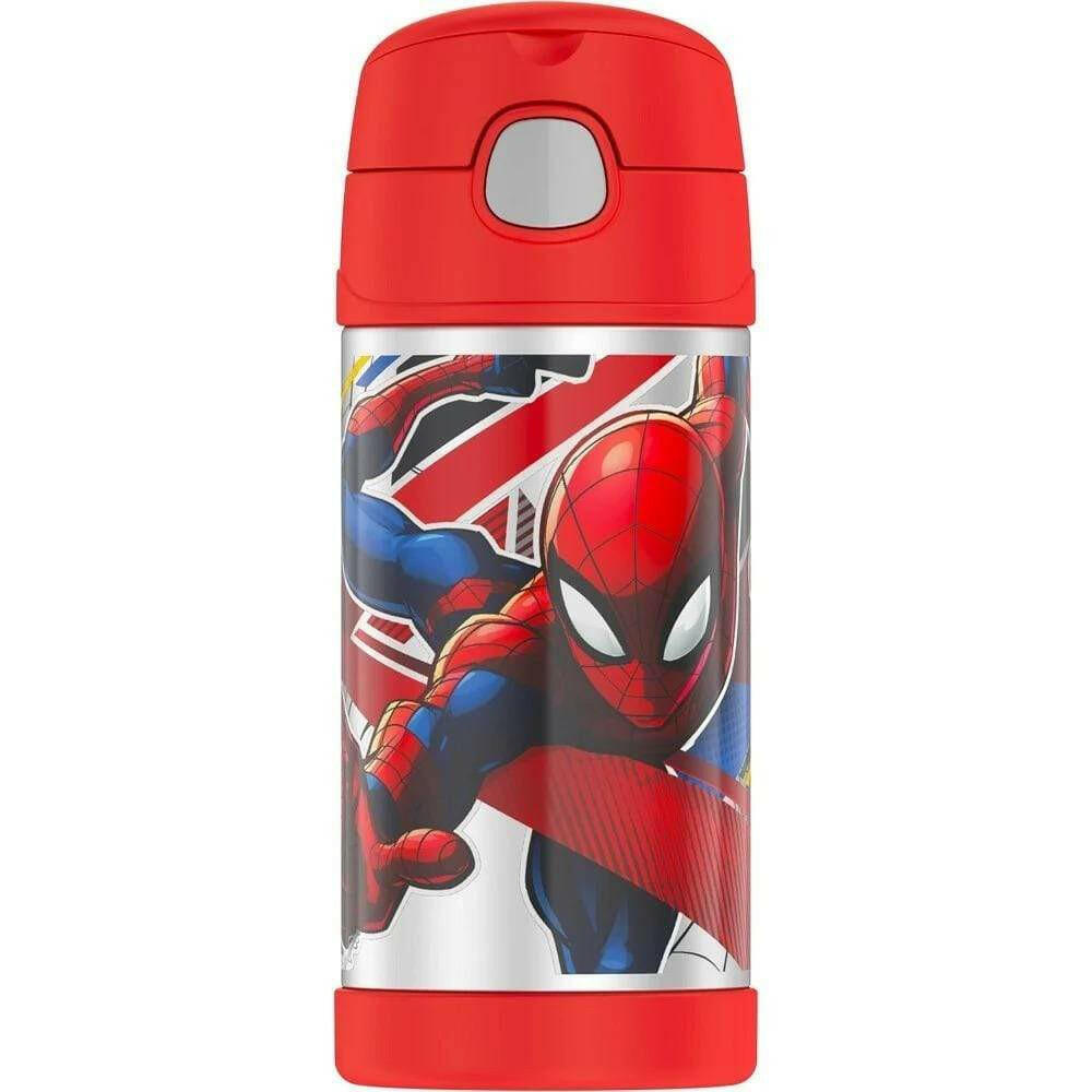 Thermos FUNtainer Stainless Steel Drink Bottle Spider - Man 355ml - HYPHEN KIDS