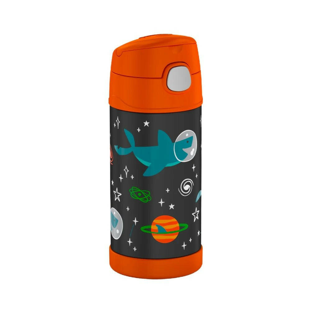 THERMOS FUNTAINER 355ML DRINK BOTTLE - SHARK SPACE PARTY - HYPHEN KIDS