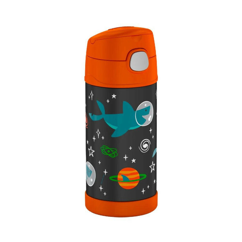 THERMOS FUNTAINER 355ML DRINK BOTTLE - SHARK SPACE PARTY - HYPHEN KIDS