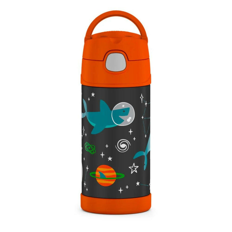 THERMOS FUNTAINER 355ML DRINK BOTTLE - SHARK SPACE PARTY - HYPHEN KIDS