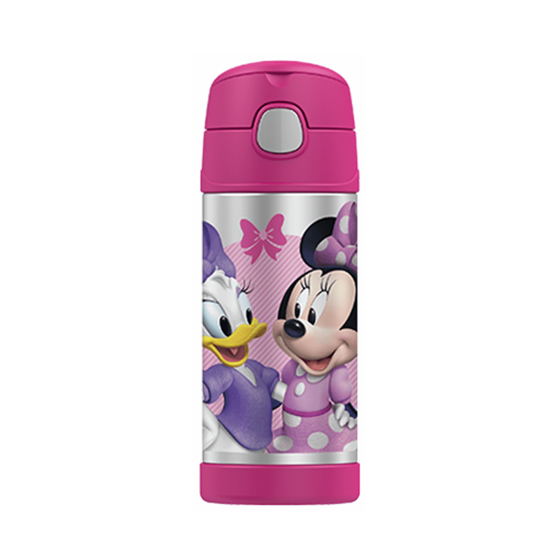THERMOS 355ml FUNtainer® Vacuum Insulated Drink Bottle - Minnie Mouse - Thermos Bottle - Insulated