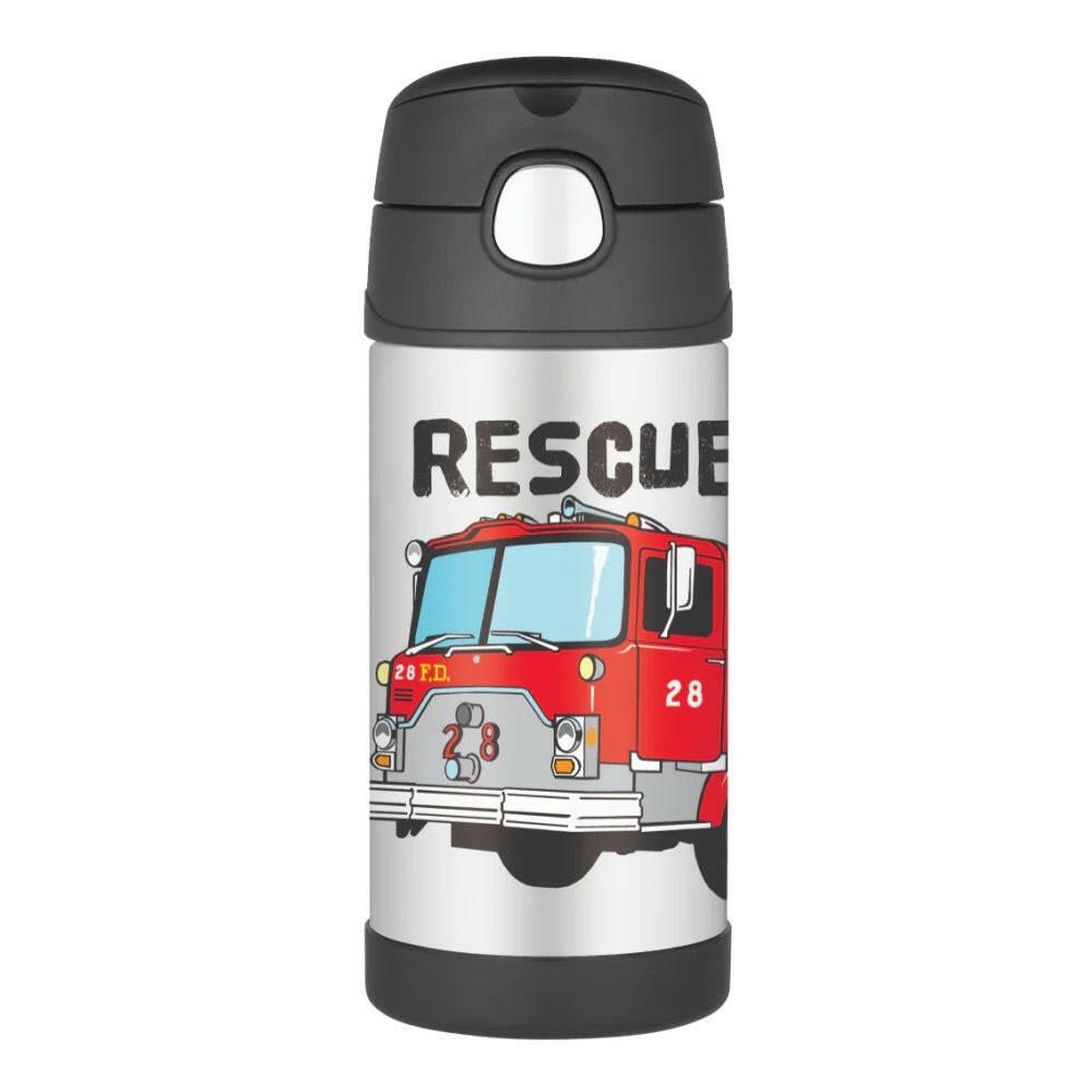 Thermos Funtaiuner 355ML Bottle, Firetruck - Thermos Bottle - Insulated
