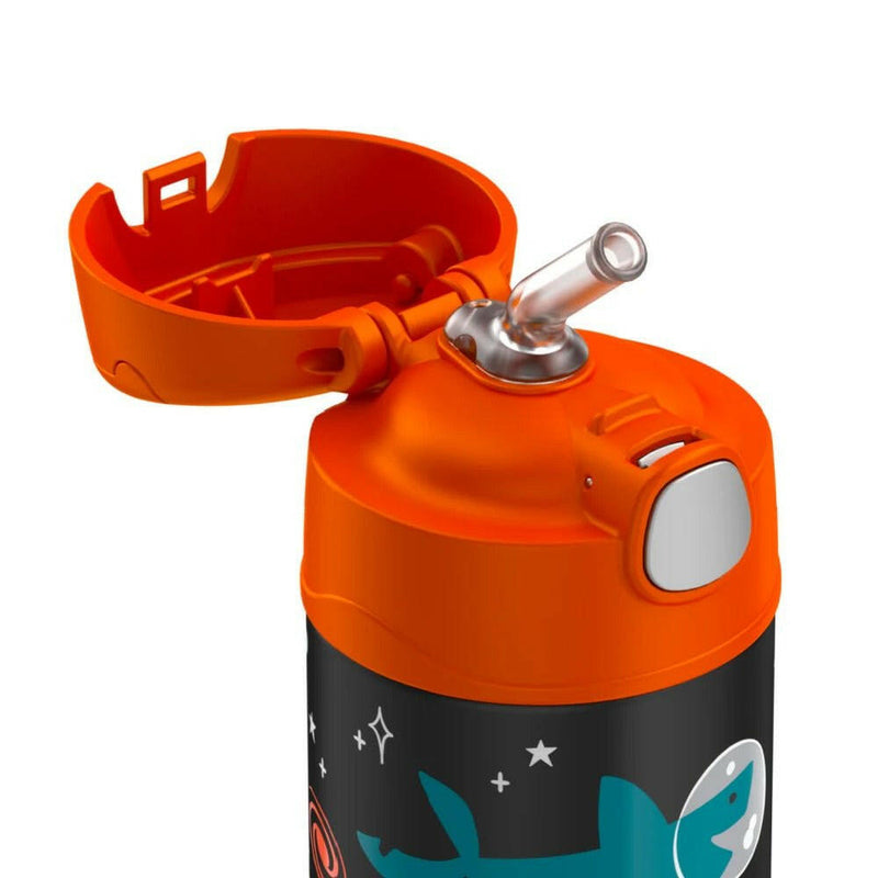 THERMOS FUNTAINER 355ML DRINK BOTTLE - SHARK SPACE PARTY - HYPHEN KIDS