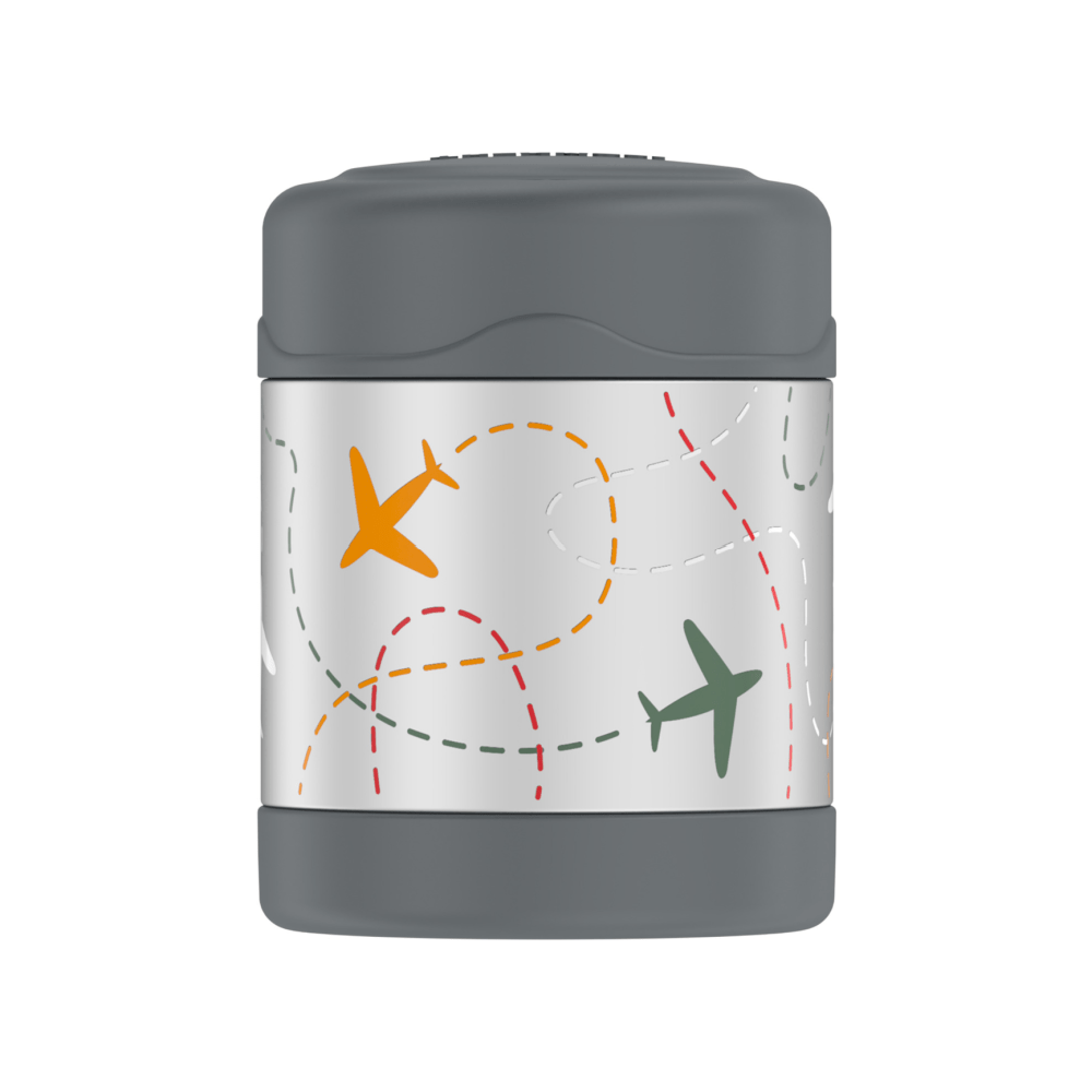 Thermos 290ml Blue Funtainer Food Jar - Flight Patch - HYPHEN KIDS