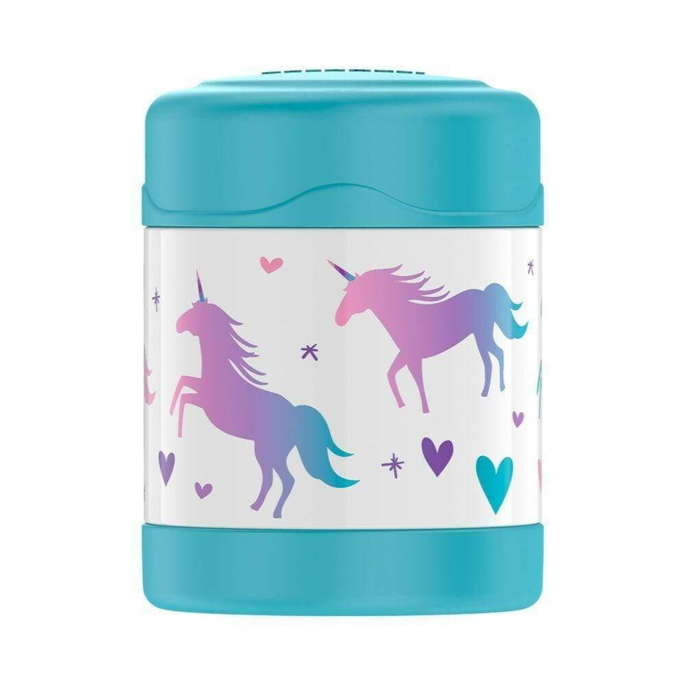 Thermos 290ml Blue Funtainer Food Jar - Unicorn - Thermos Lunchbox - feeding