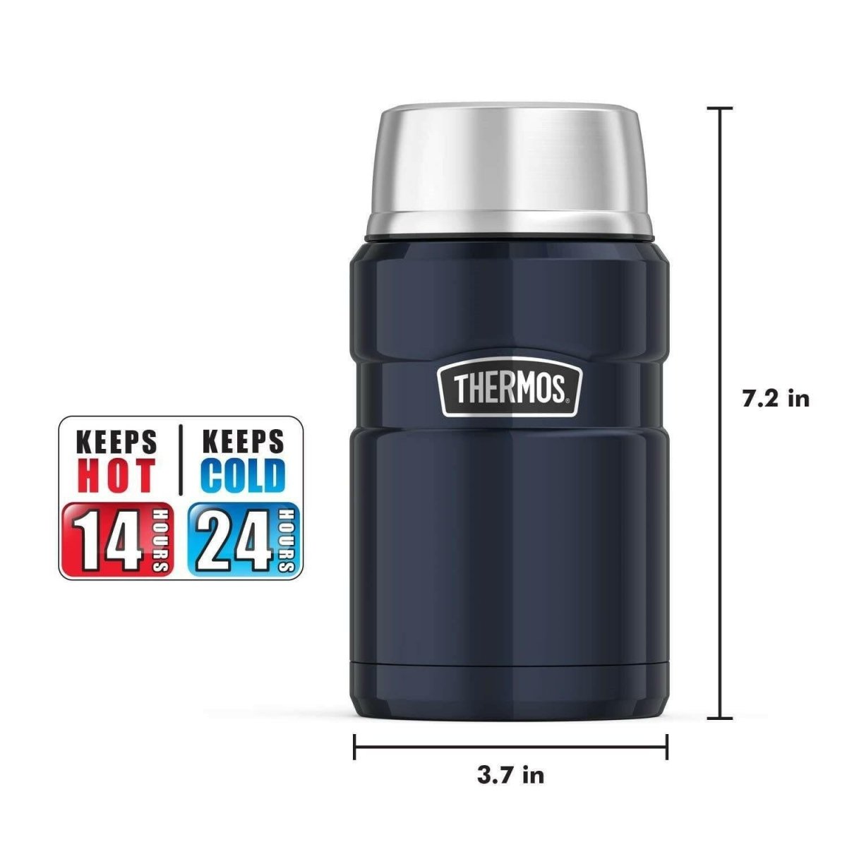 Thermos Stainless King 710ml Food Jar, Midnight Blue - HYPHEN KIDS