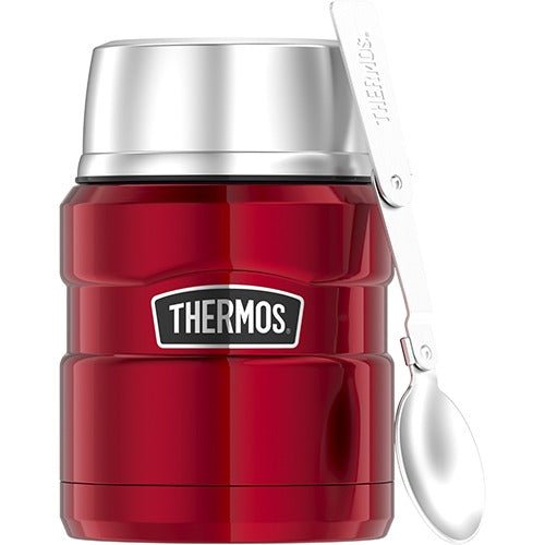 Thermos Food Jar | Vacuum Insulated 470ml Food Jar - Red - HYPHEN KIDS