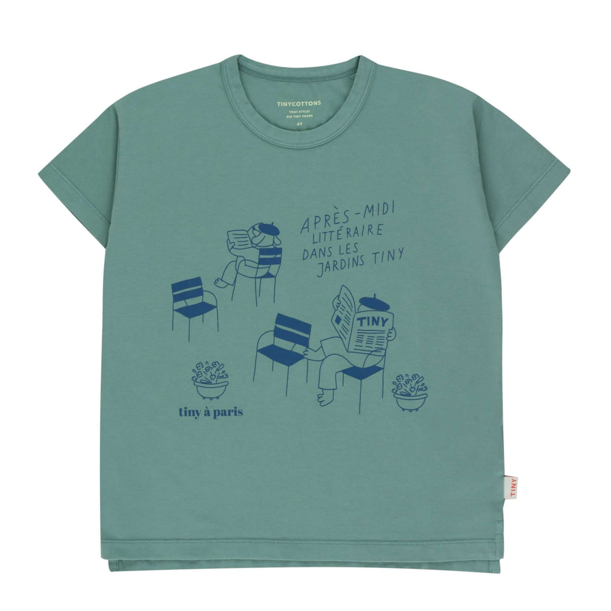 Tinycottons Green ‘Les Jardins’ T-Shirt -HYPHEN KIDS