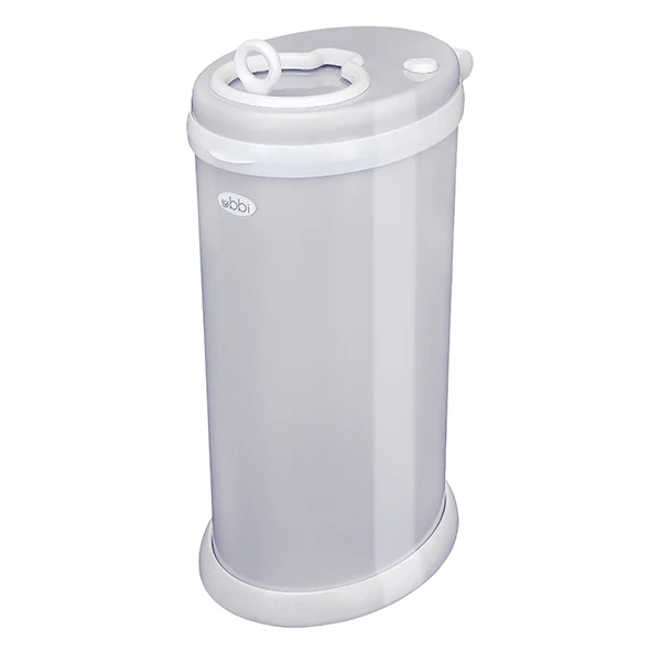 Ubbi Steel Diaper Pail - Grey - Nappy Bins and Refills - 